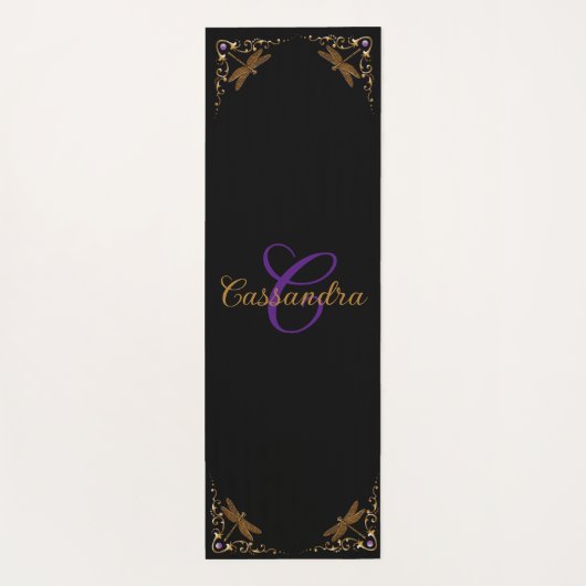 魔法のおとぎ話ファンタジー パーソナライズされた ヨガマット (裏面)