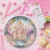 魔法のおとぎ話プリンセスベビーシャワー ペーパープレート (パーティー)