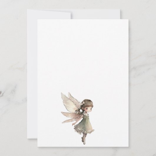 魔法のおとぎ話1st誕生日パーティー 招待状 (裏面)