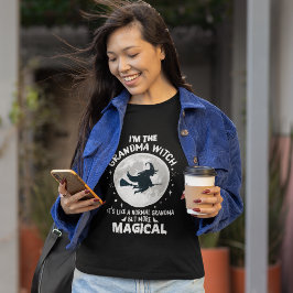 魔法のおばあちゃん魔女 トライブレンドＴシャツ