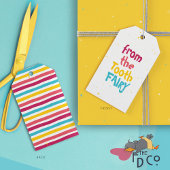 魔法のおもしろいかわいい"歯の妖精から" ギフトタグ