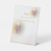 魔法のお祝いママの誕生日ペデスタルサイン 台座サイン (正面)