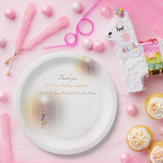魔法のお祝いママの誕生日紙プレート ペーパープレート (パーティー)