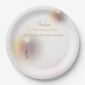 魔法のお祝いママの誕生日紙プレート ペーパープレート (正面)