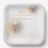 魔法のお祝いママの誕生日紙プレート ペーパープレート (正面)