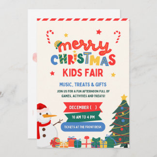 "魔法のお祝い：クリスマス招待状カード 招待状