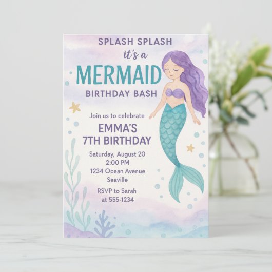 魔法のお祝い 招待状 (スタンド正面)