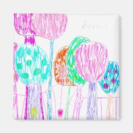 魔法のかかった森 マグネット (正面)