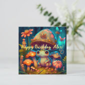 魔法のかわいいカエル サンキューカード (スタンド正面)