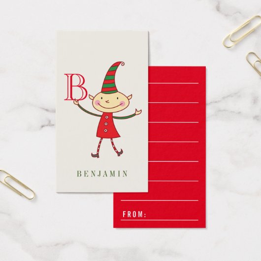 魔法のかわいいクリスマス小妖精や小人ホリデーDIYギフトラベル (オフィス)