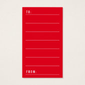 魔法のかわいいクリスマス小妖精や小人ホリデーDIYギフトラベル (裏面)