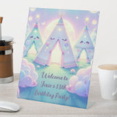 魔法のかわいいスリープバースデーパーティー 台座サイン (インサイチュ)