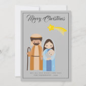 魔法のかわいい出生スタークリスマス シーズンカード (正面)