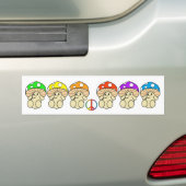 魔法のきのこ バンパーステッカー (車上)