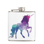魔法のきらめく意気揚々と歩くユニコーン フラスク (正面)