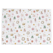 魔法のくるみクラッカーバレエピンラップ ラージペーパーバッグ (裏面)