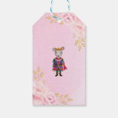 魔法のくるみ割り誕生日赤面金ゴールドフローラ ギフトタグ (裏面)