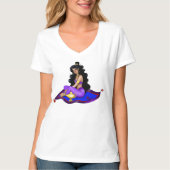 魔法のじゅうたんランプ 青空 Tシャツ (正面)