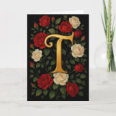 魔法のつるバライニシャル「T」 カード (正面)