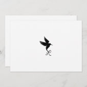 魔法のようなウェディング招待状 | 気まぐれでエレガントな 招待状 (正面/裏面)