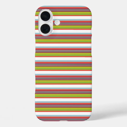 魔法のようなカラフルなストライプ Case-Mate iPhoneケース (裏面)