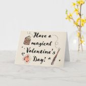 魔法のようなバレンタインデーを過ごしてね カード (黄色い花)