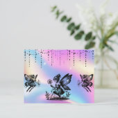 魔法のようなホログラフィックファンタジー ポストカード (スタンド正面)