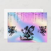 魔法のようなホログラフィックファンタジー ポストカード (正面/裏面)