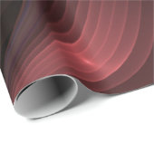 魔法のような光沢のある抽象芸術ストライプのフラカラフルルタル ラッピングペーパー (ロールコーナー)