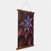 魔法のような光沢のある抽象芸術ストライプのフラカラフルルタル 吊り下げ型タペストリー (傾斜あり)