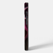 魔法のような光沢のある抽象芸術ストライプのフラカラフルルタル Case-Mate iPhoneケース (裏面 / 左)