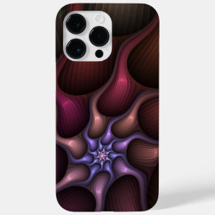 魔法のような光沢のある抽象芸術ストライプのフラカラフルルタル Case-Mate iPhone 14 PRO MAXケース