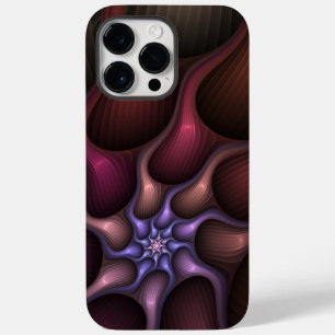 魔法のような光沢のある抽象芸術ストライプのフラカラフルルタル Case-Mate iPhone 14 PRO MAXケース