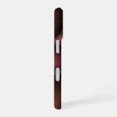 魔法のような光沢のある抽象芸術ストライプのフラカラフルルタル iPhone 16ケース (右側面)