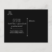 魔法のような夜空とライトパーム 保存日 案内ポストカード (裏面)