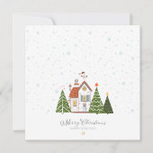 魔法のような悪魔的なクリスマスグリーティングカード |招待 シーズンカード (正面)