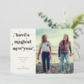 魔法のような新年の写真を撮る シーズンカード (スタンド正面)