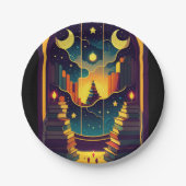 魔法のような本の領域 ペーパープレート (正面)