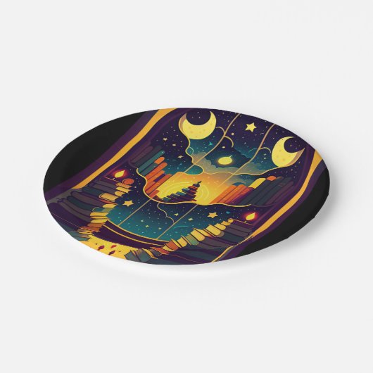 魔法のような本の領域 ペーパープレート (アングル)