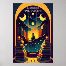 魔法のような本の領域 ポスター