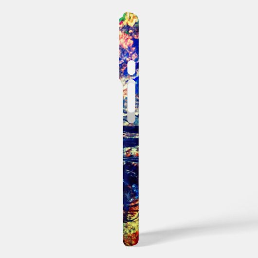 魔法のような芸術的なエーテル状の抽象モノグラム Case-Mate iPhoneケース (裏面 / 左)
