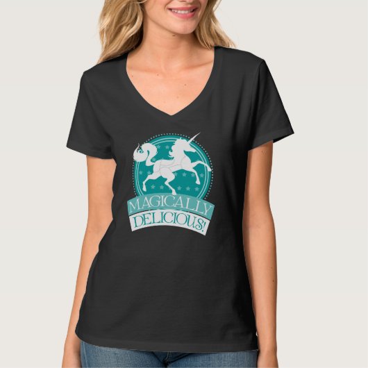 魔法のようにおいしい(ユニコーン肉) Tシャツ (正面)