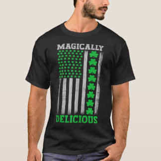 魔法のように美味しいラッキークローバーアメリ動揺してカ Tシャツ
