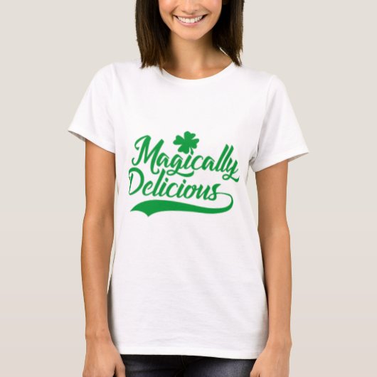 魔法のように美味しい聖パトリックの日 Tシャツ (正面)