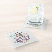 魔法のよう ガラスコースター (アングル)