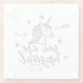 魔法のよう ガラスコースター (裏面)