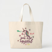 魔法のよう ラージトートバッグ (正面)