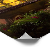 魔法のアトリウムデジタルアートポスター ポスター (角)