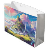 魔法のアニメの風景 ラージペーパーバッグ (裏面アングル)
