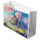 魔法のアニメの風景 ラージペーパーバッグ (正面アングル)